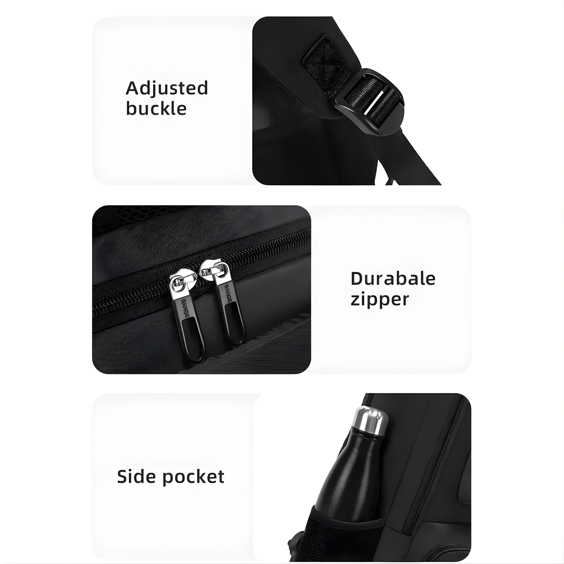 Backper Nebula Laptop Polyester Backpack — size reference