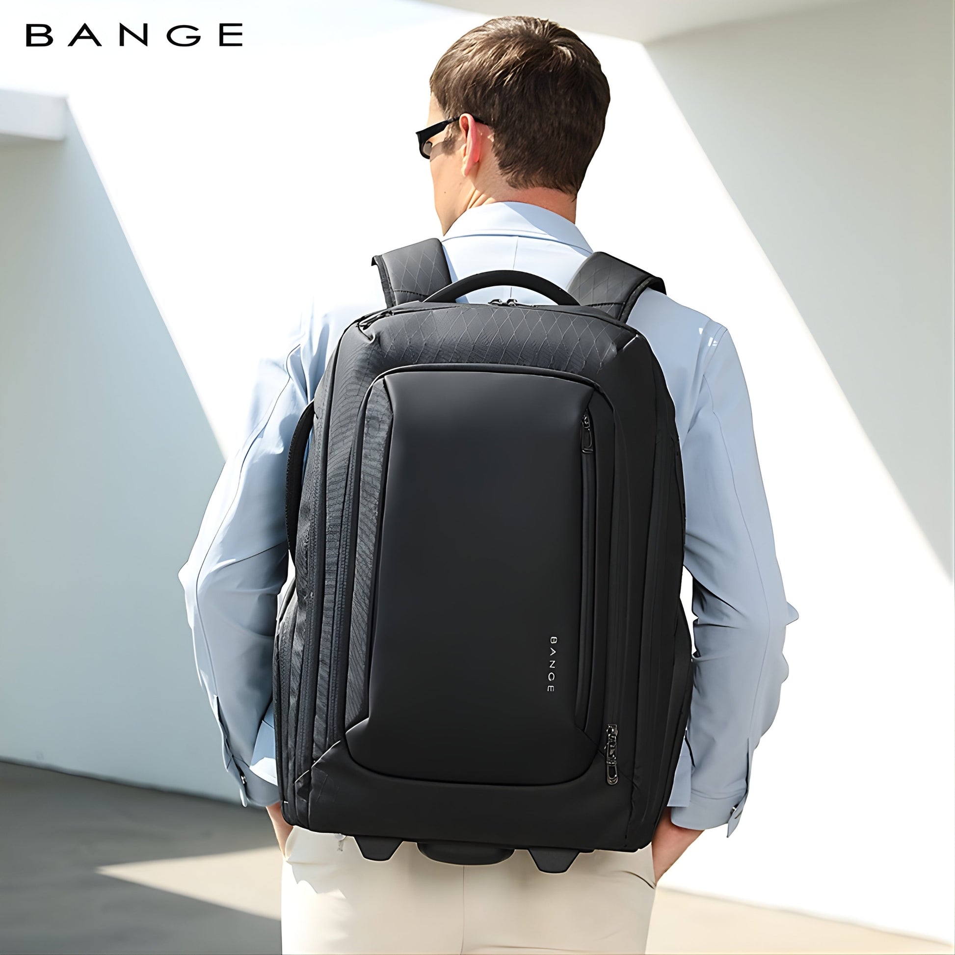 Backper Ursa Waterproof Polyester Backpack — open view