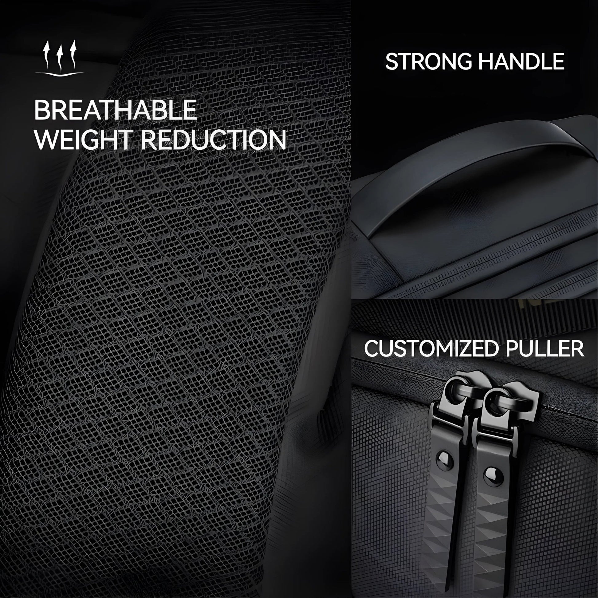 Backper Microscopium Anti-Theft Oxford Backpack — open view