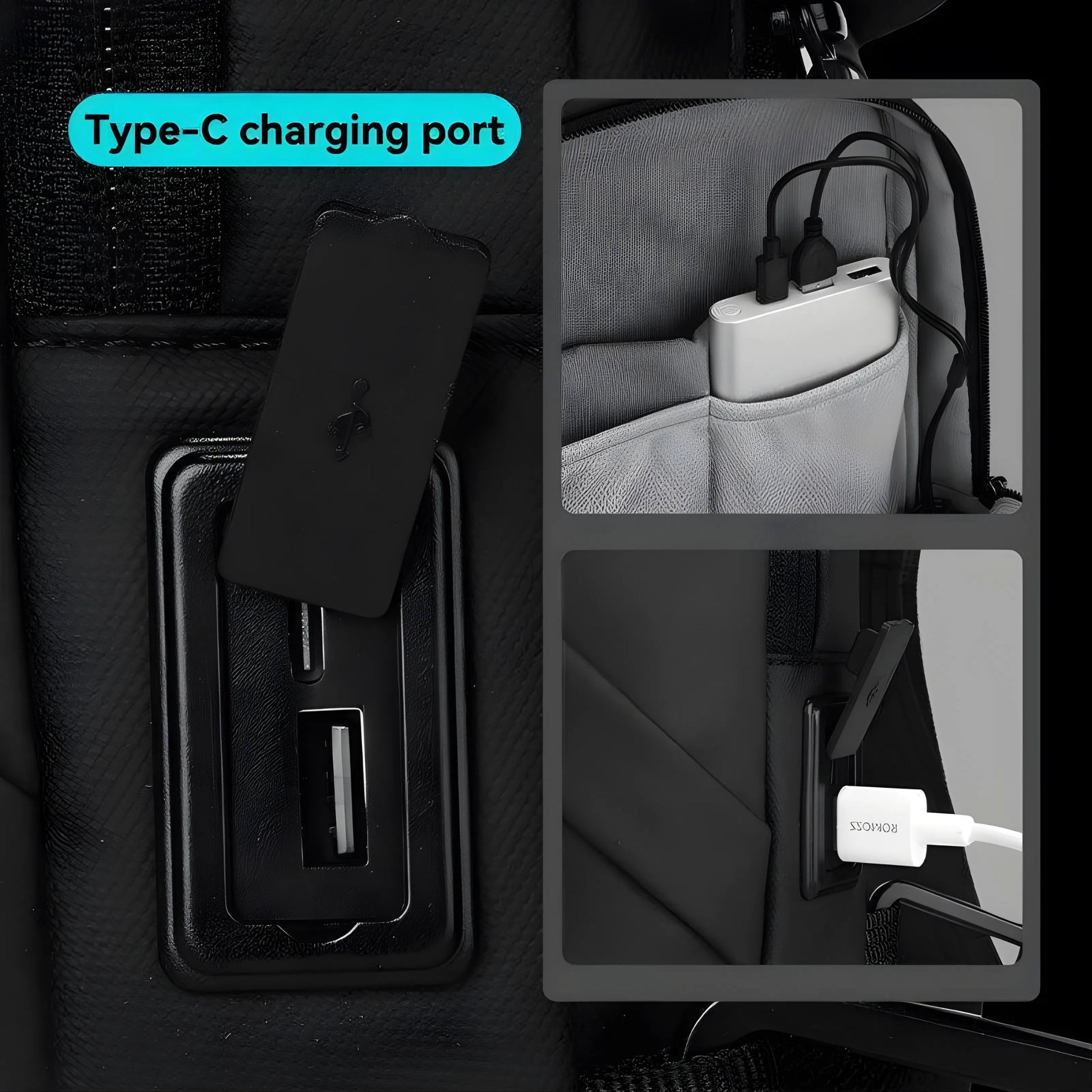Backper Centaurus Waterproof Oxford Sling Bag — strap detail