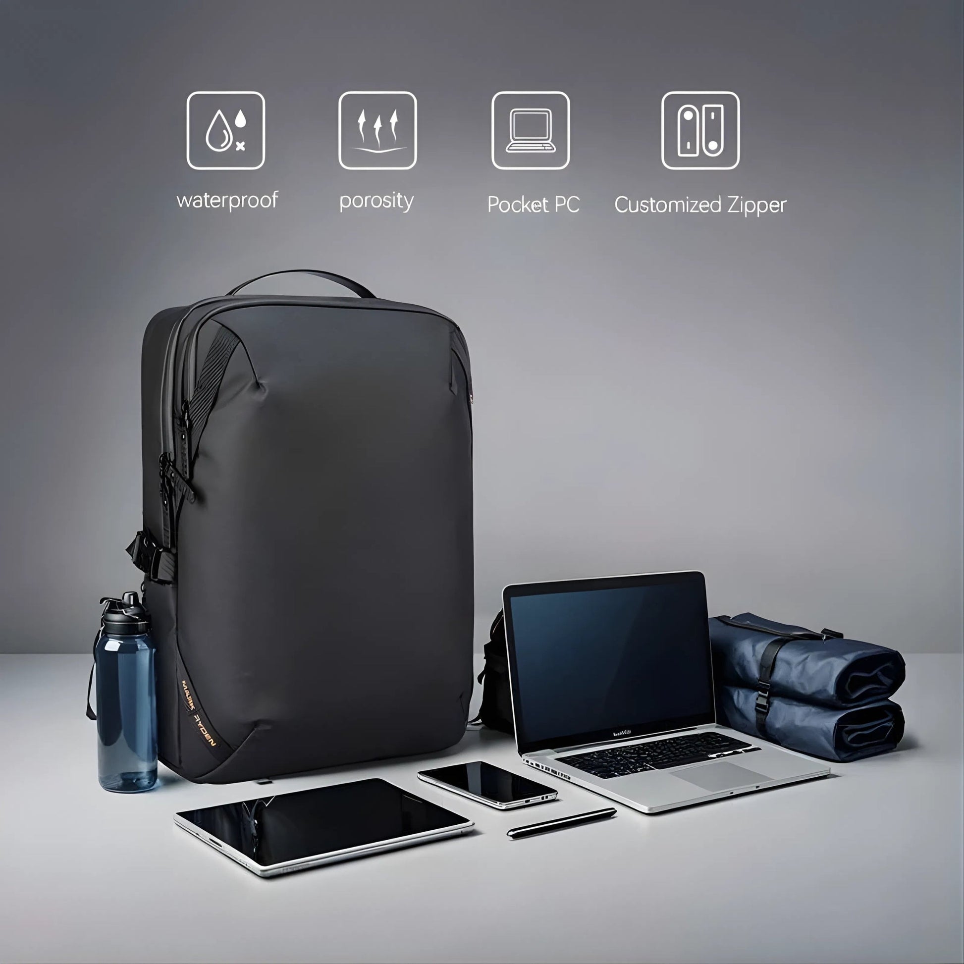 Backper Microscopium Anti-Theft Oxford Backpack — color option