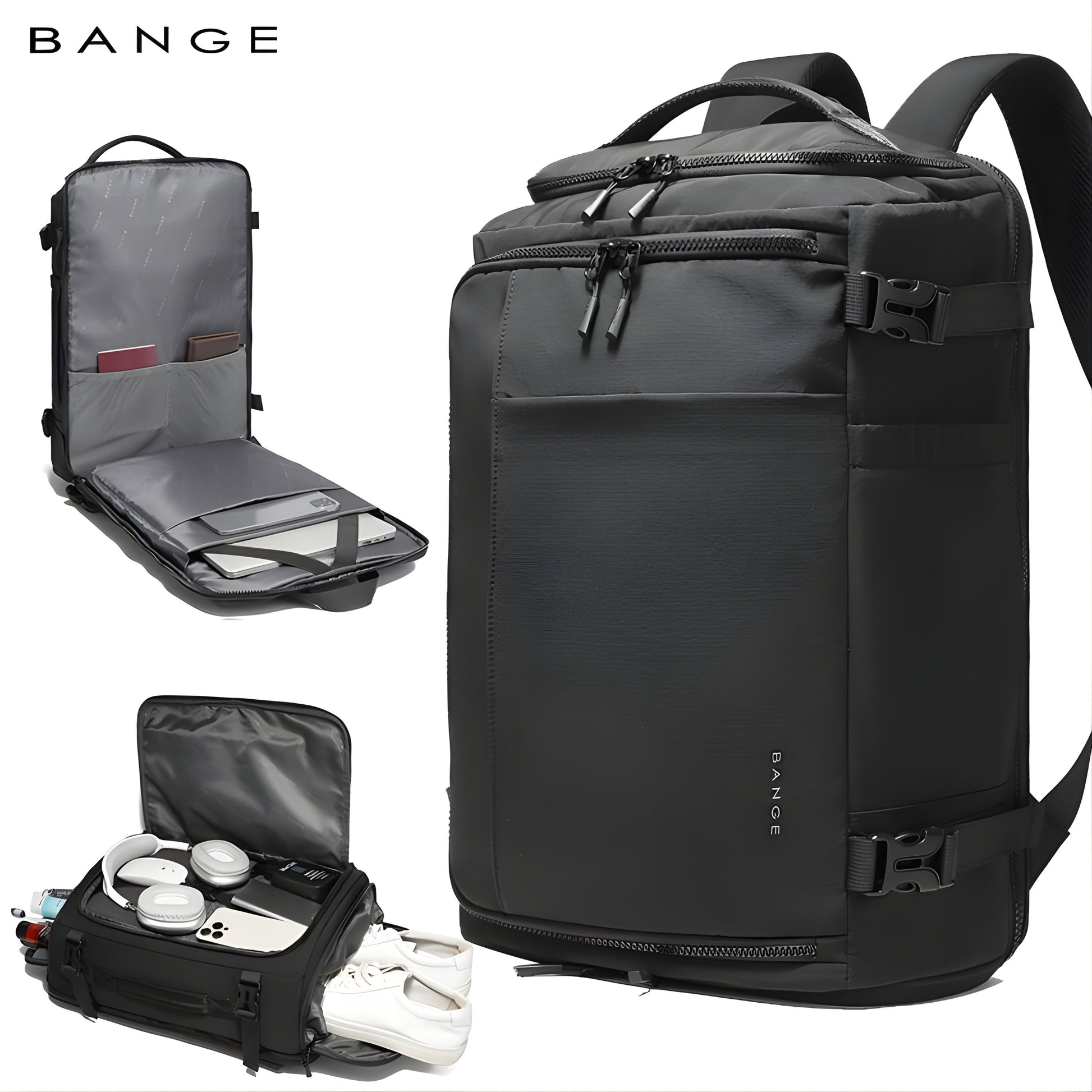 Backper Cygnus Waterproof Polyester Backpack — back panel