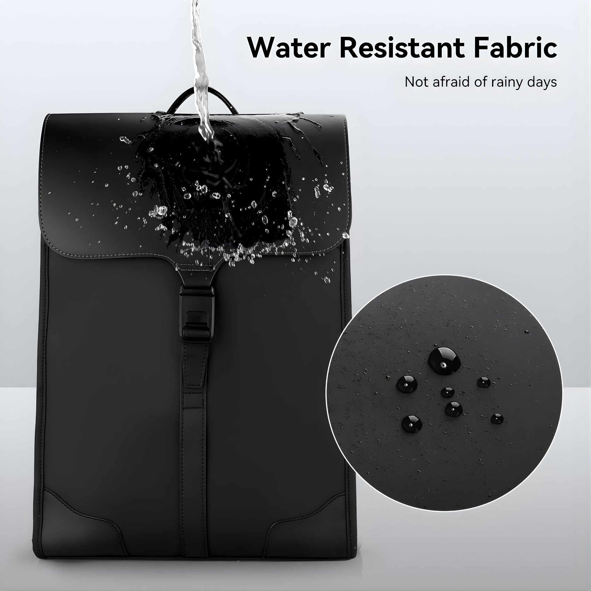 Backper Mensa Waterproof Oxford Backpack — interior compartment