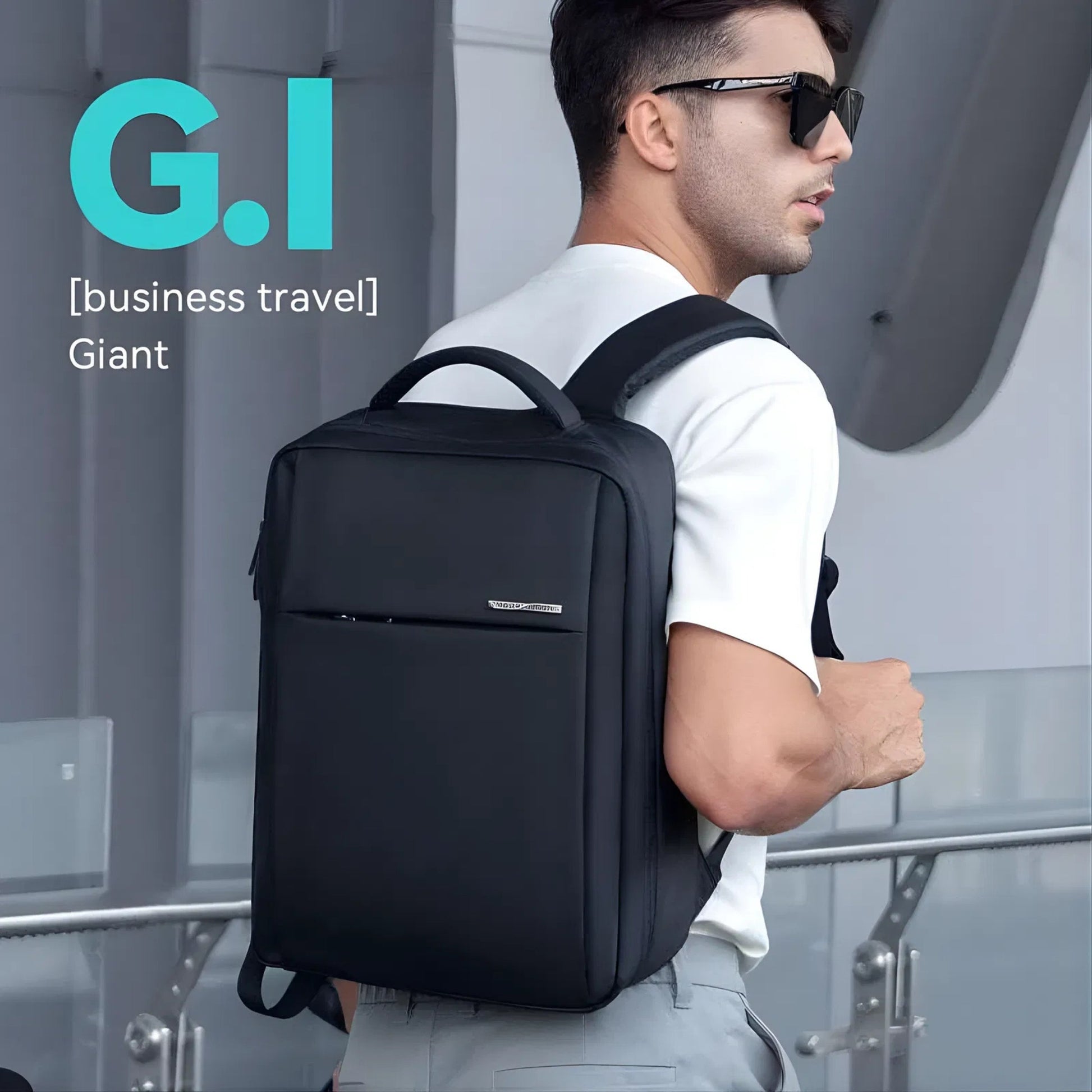 Backper Tropic Modern Oxford Backpack — interior compartment
