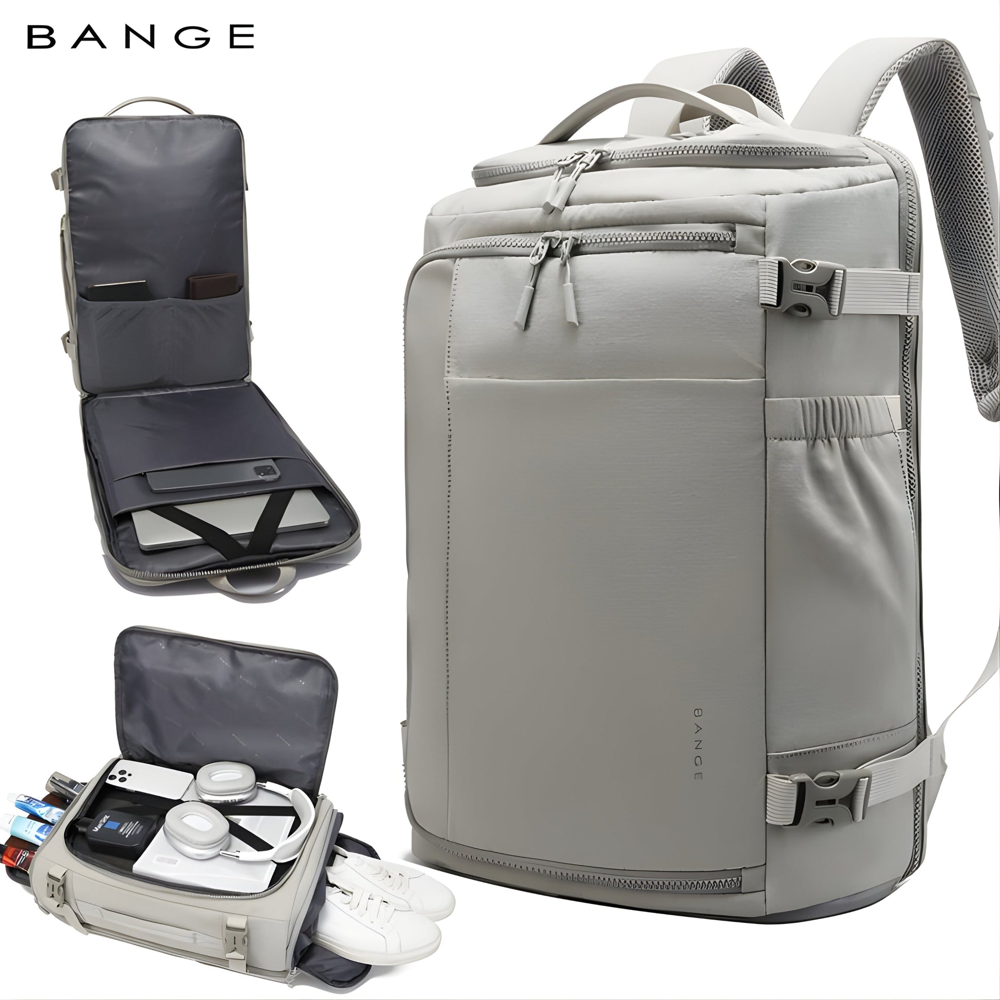 Backper Cygnus Waterproof Polyester Backpack — packed view
