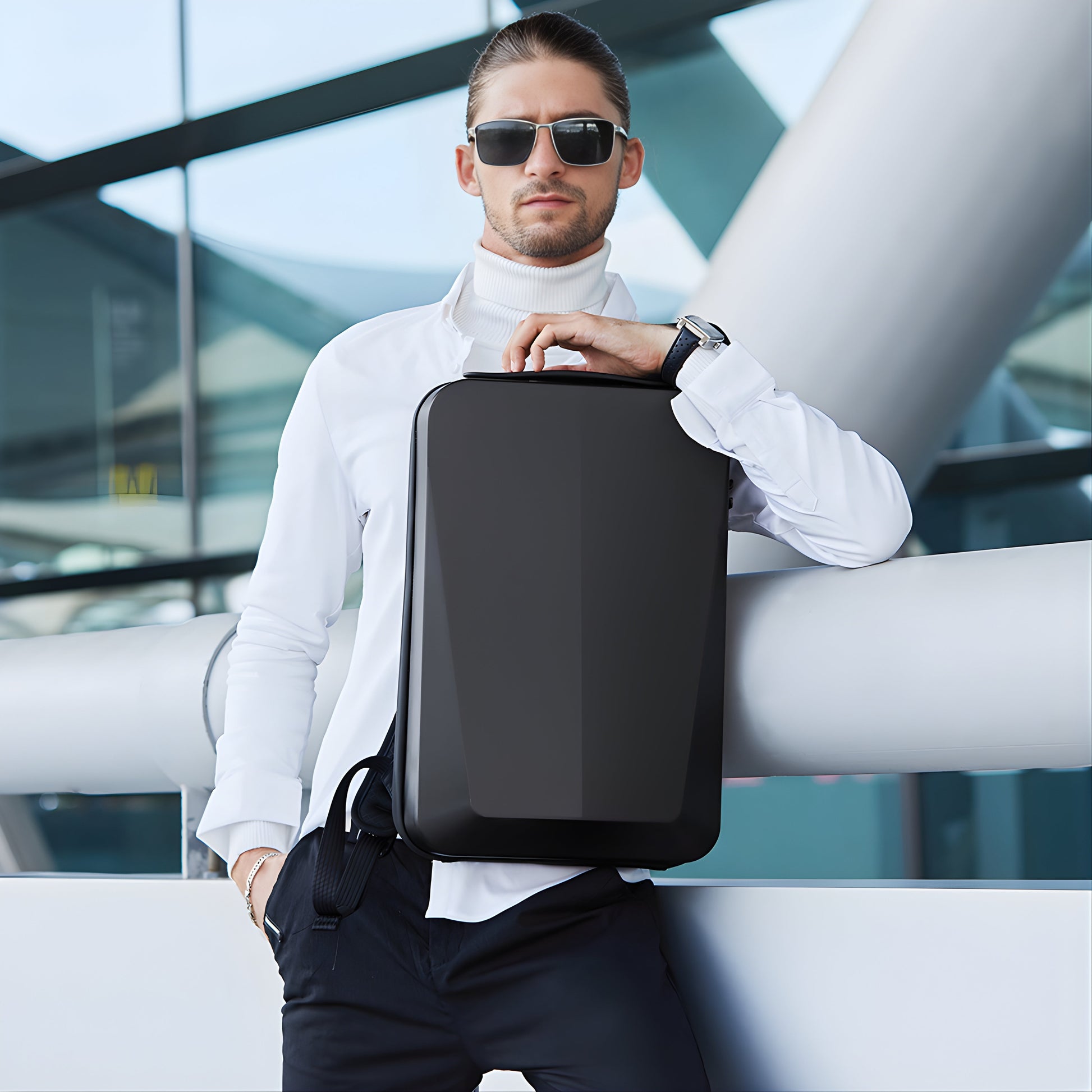 Backper Quasar Anti-Theft Polyester Backpack — color option