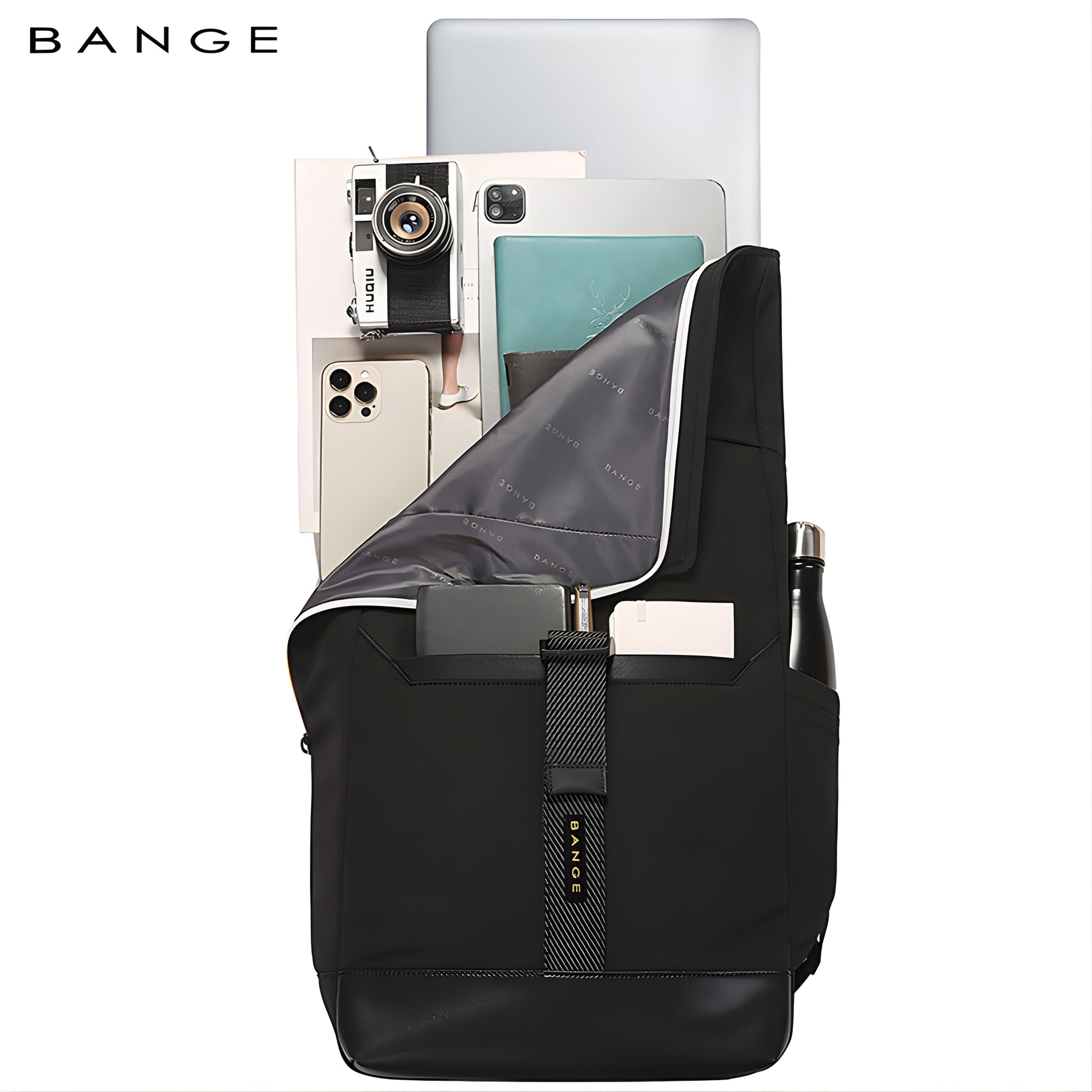Backper Leo Roll-Top Polyester Backpack — side detail