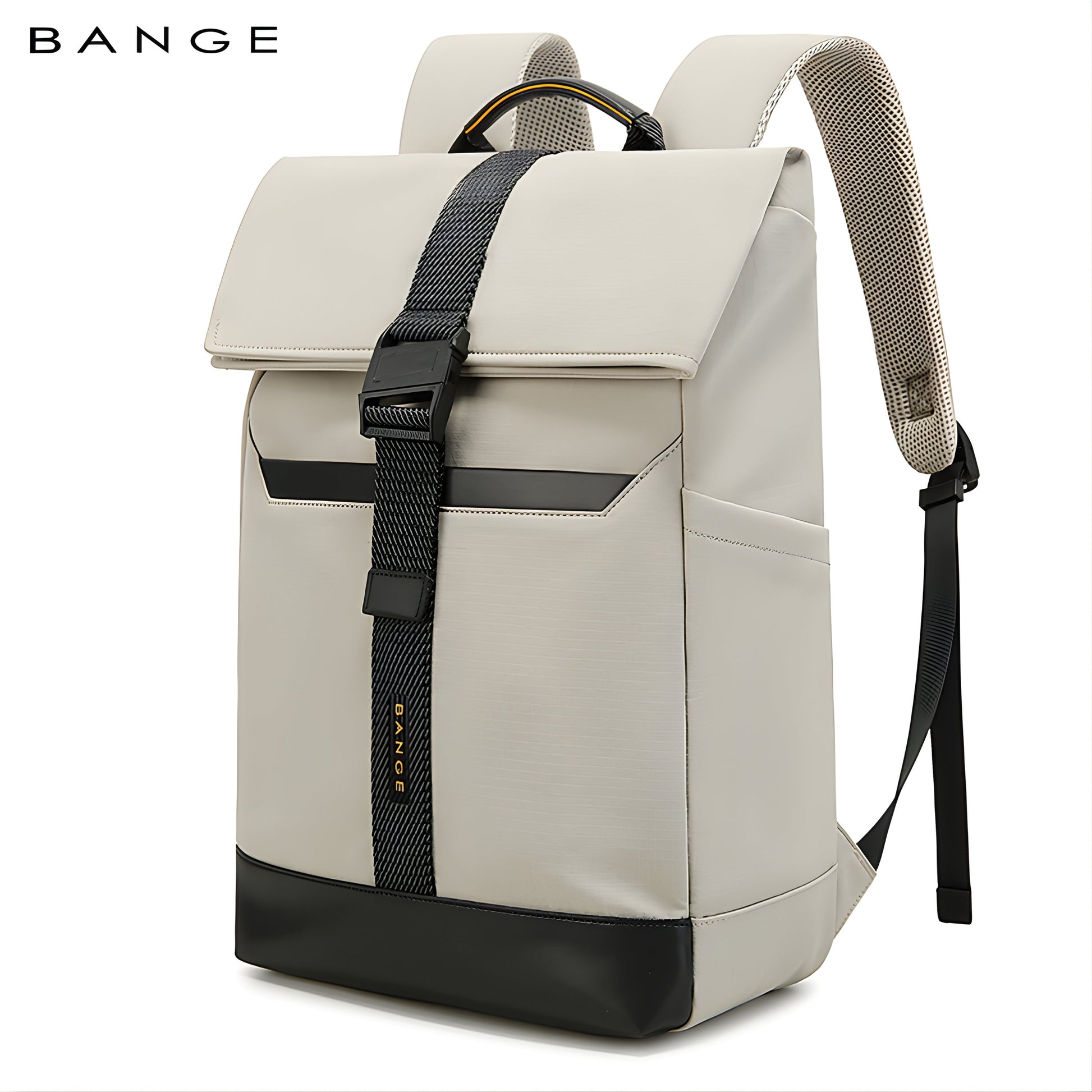 Backper Leo Roll-Top Polyester Backpack — front view
