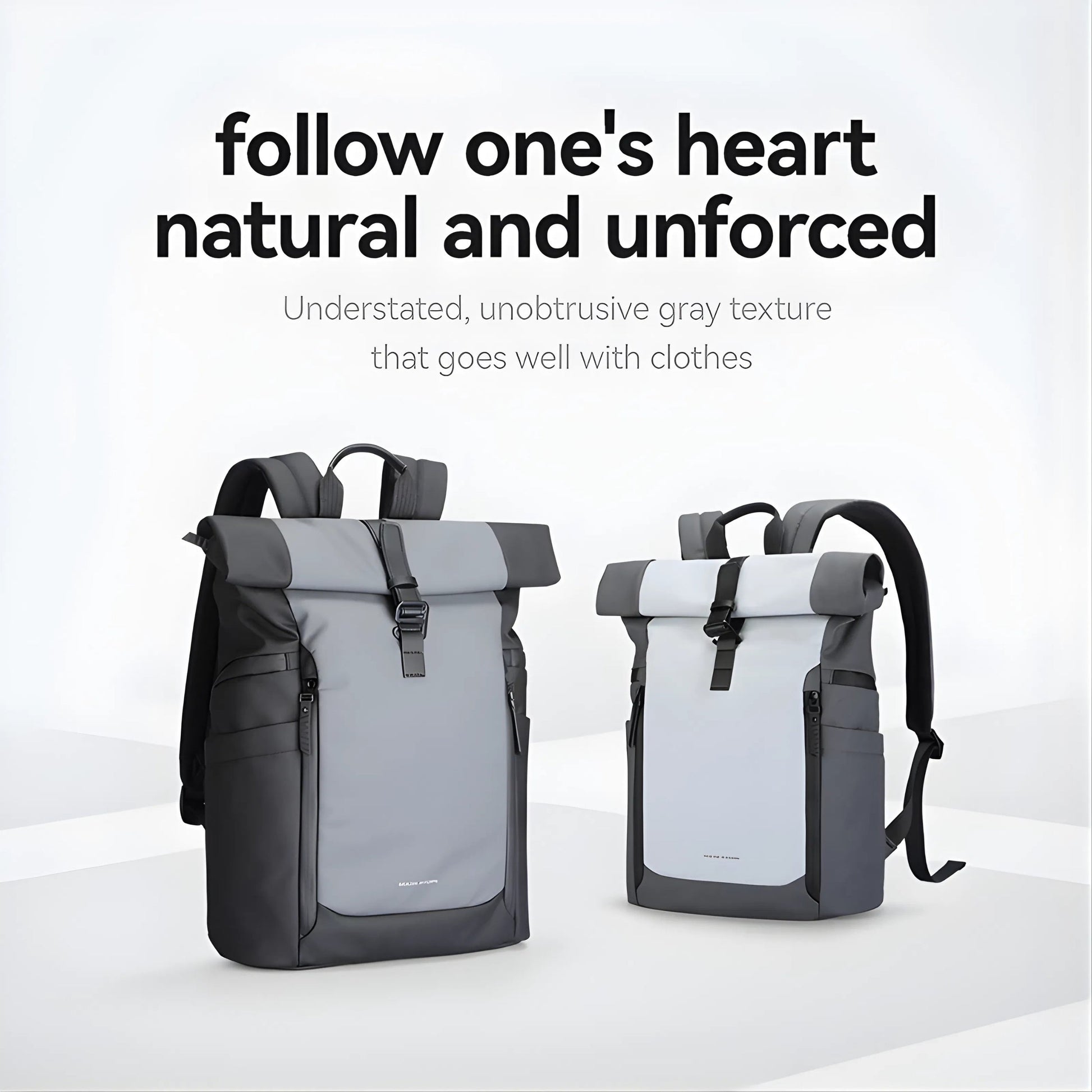 Backper Sculptor Anti-Theft Oxford Backpack — size reference