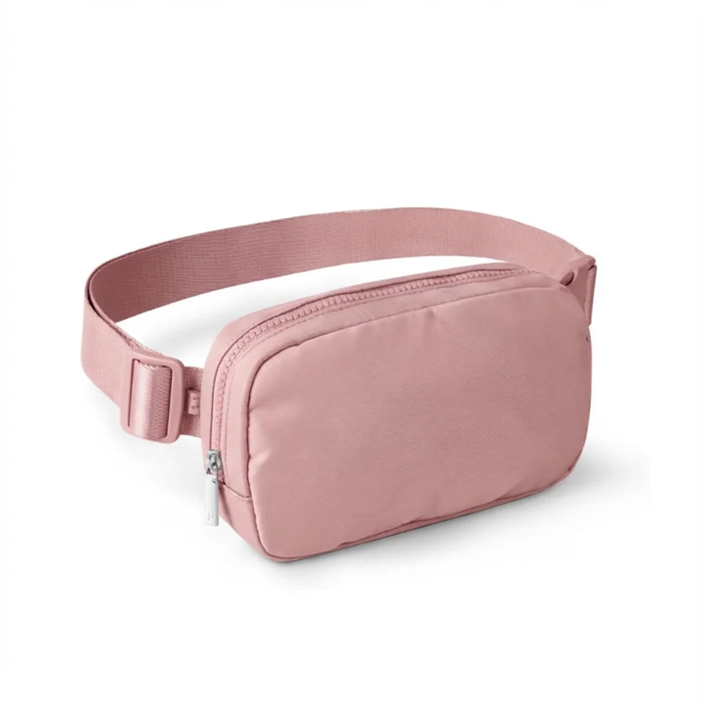 Backper Leo 1L Yoga Sports Waist Bag — Powder Pink