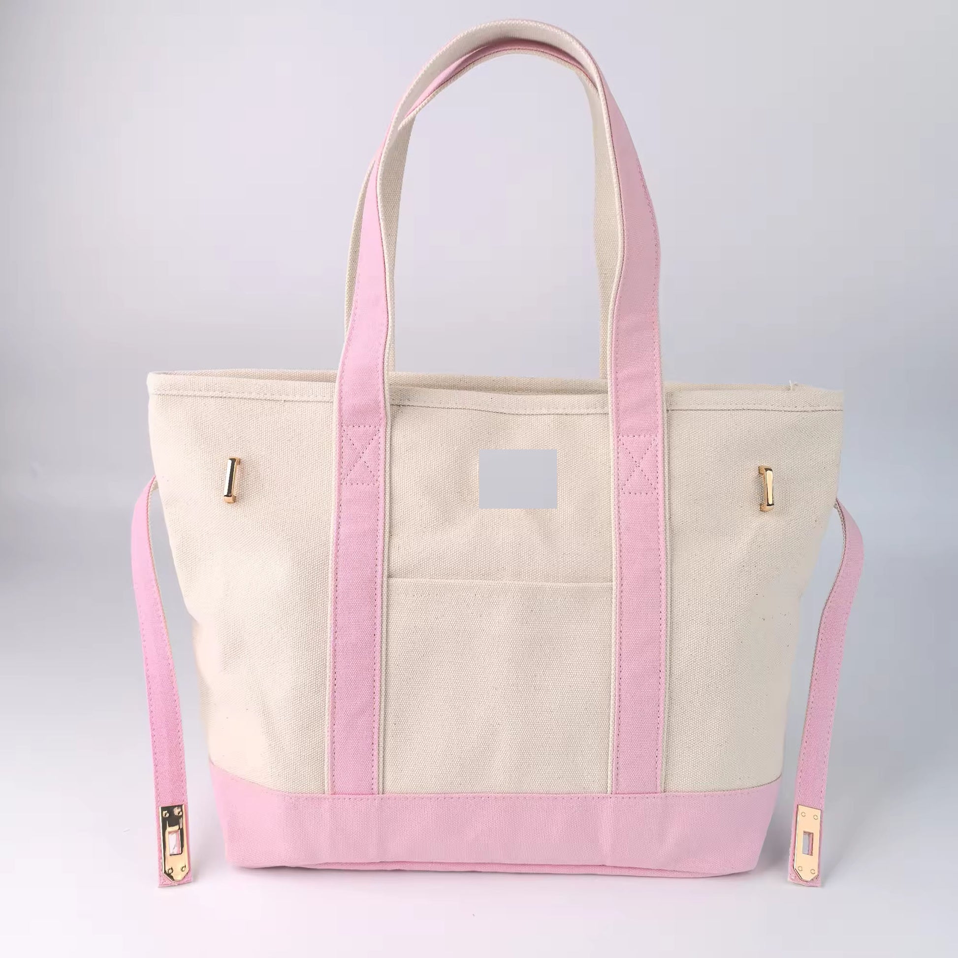 Backper Maia Canvas Boat Tote Bag — Pink