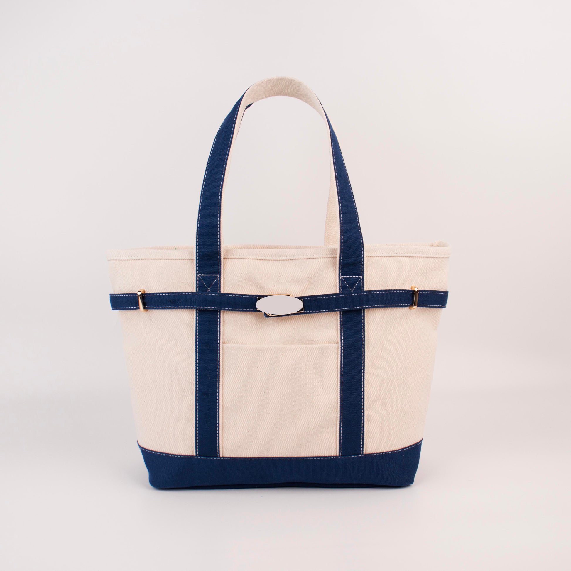 Backper Maia Canvas Boat Tote Bag — Navy