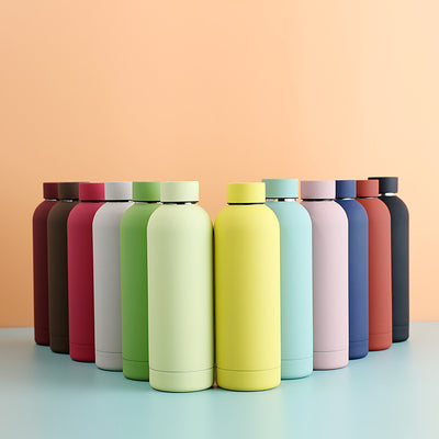 500ml Reusable Stainless Steel Vacuum Bottle – Laser Logo