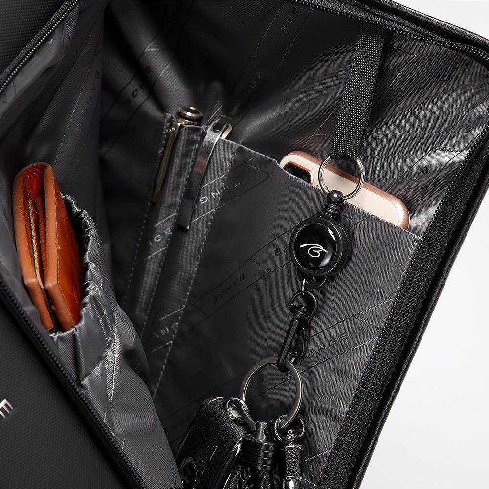 Backper Raven Waterproof Polyester Backpack — open view
