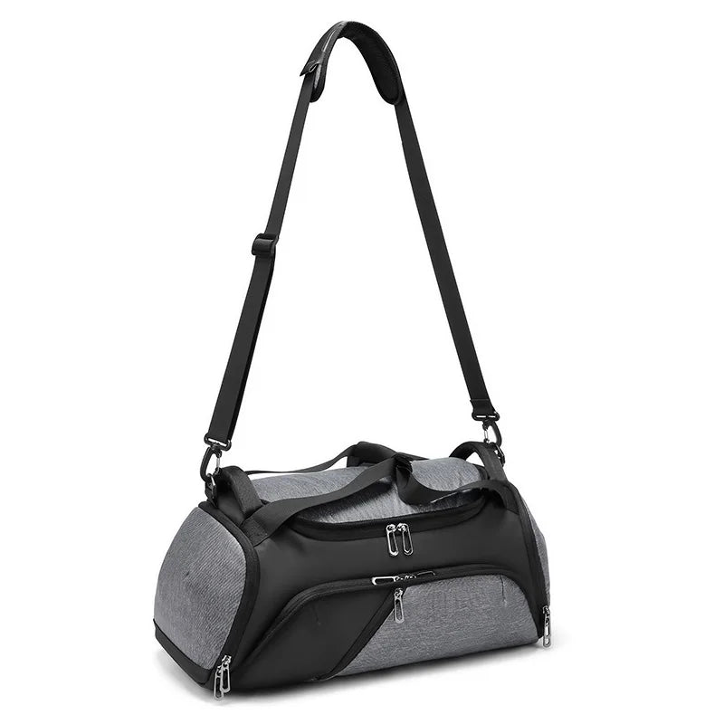Mingao 1918 Waterproof Sports Gym Duffle Bag with Shoe Compartment