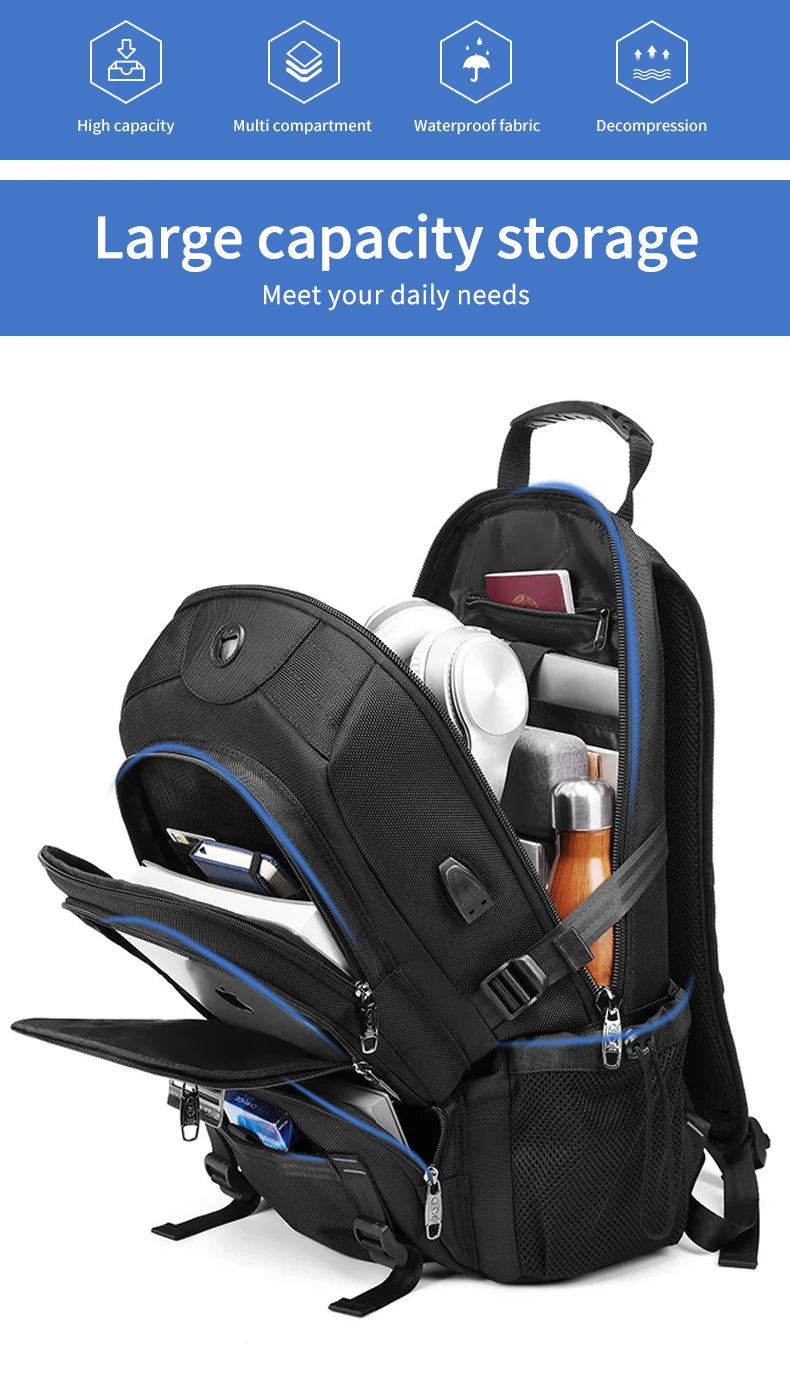 Mingao 9109XL USB Outdoor Travel Laptop Backpack - detail 3