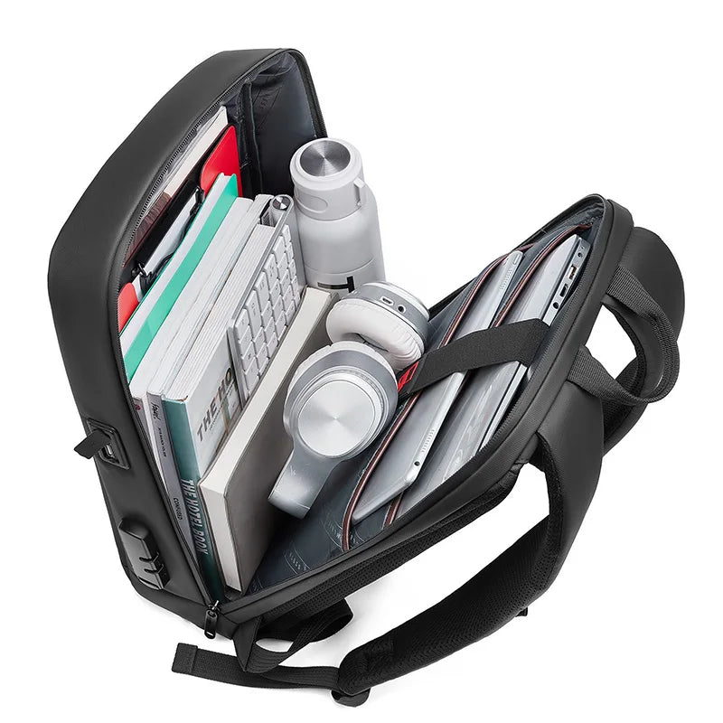 Mingao 1013 Anti-Theft USB Waterproof Laptop Backpack - 3