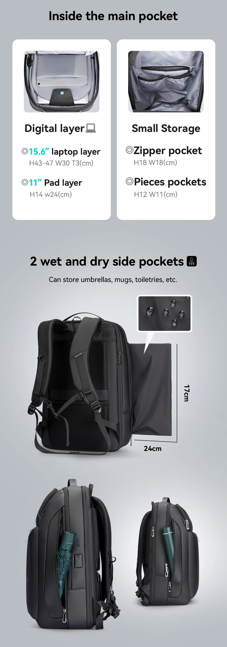 Mark Ryden Scutum MR9808 Waterproof Oxford Backpack