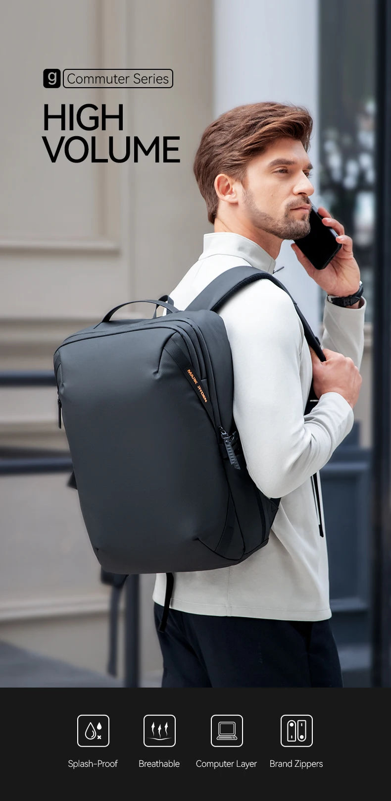 Mark Ryden Microscopium MR-2493 Anti-Theft Oxford Backpack