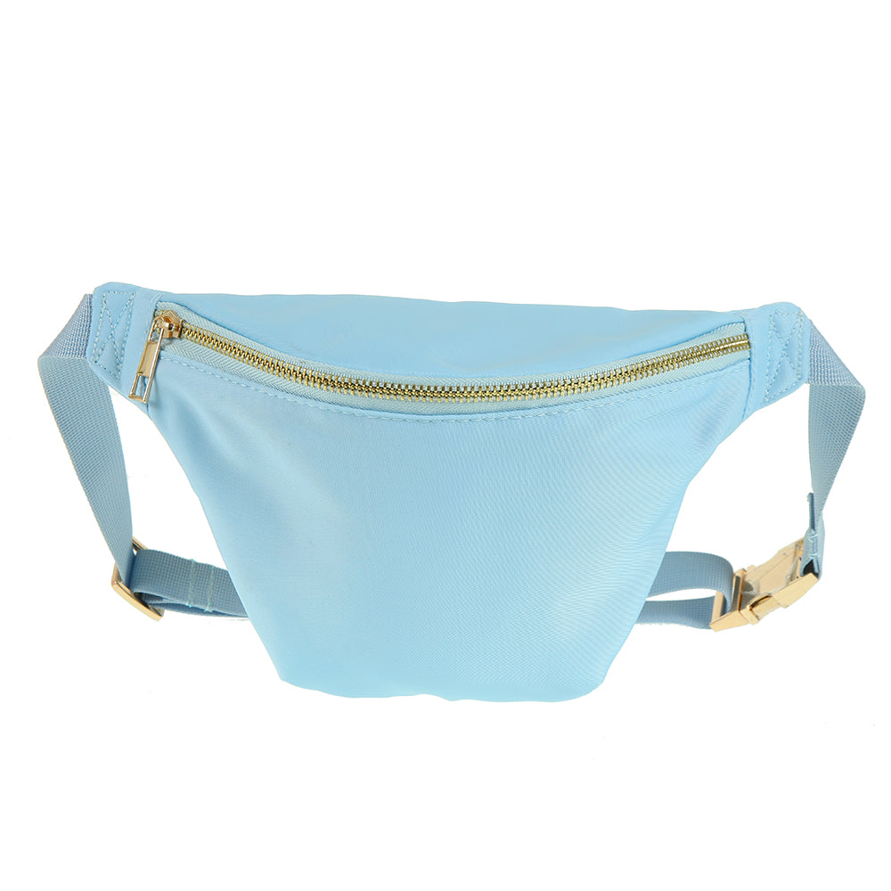 Backper Corvus Nylon Running Belt & Fanny Pack — Ice Blue