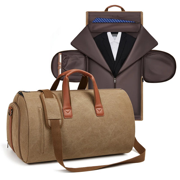 Mingao 209-1 Canvas Travel Duffle Bag with Shoe Compartment