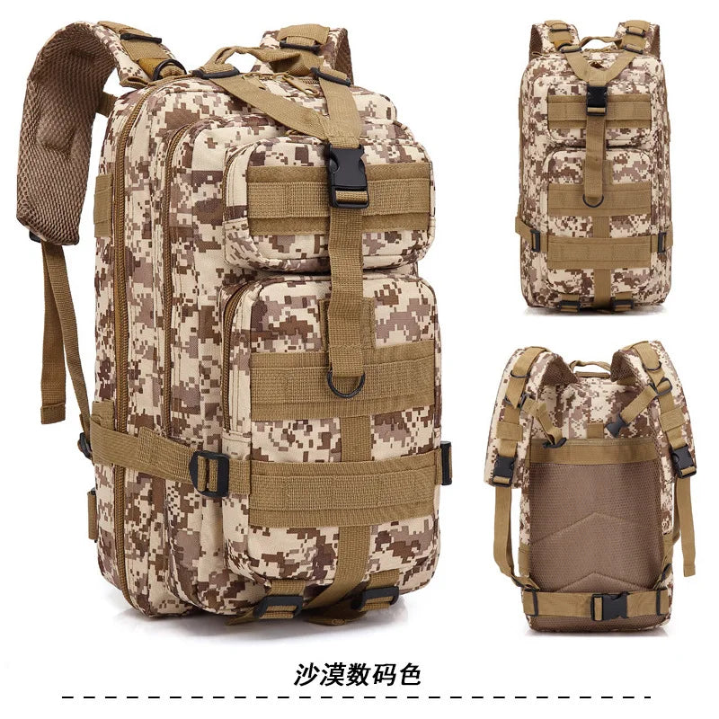 Hong BM-24M751 25L Waterproof Tactical Laptop Backpack - Desert Digital