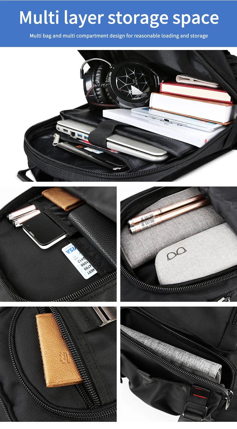 Mingao 9109XL USB Outdoor Travel Laptop Backpack - detail 4