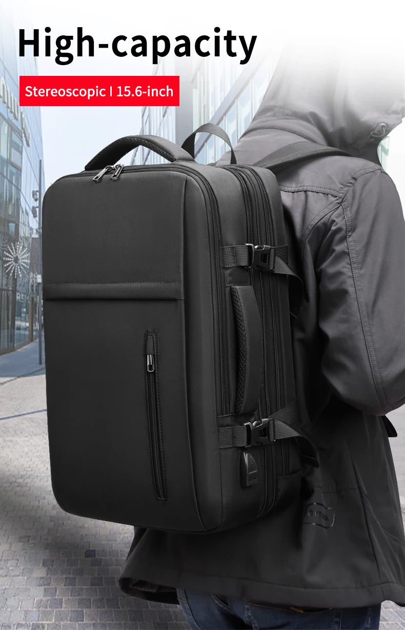 Mingao 1055 Multifunctional Smart USB Travel Laptop Backpack - detail 1