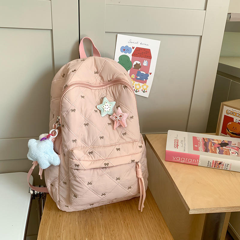 Agate SJ82290SCH hip-hop nylon backpack side