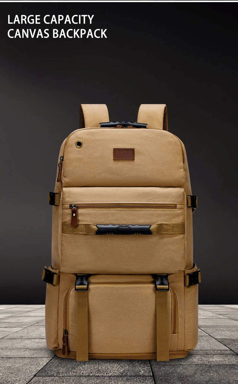 Mingao 2015 canvas travel backpack feature 3