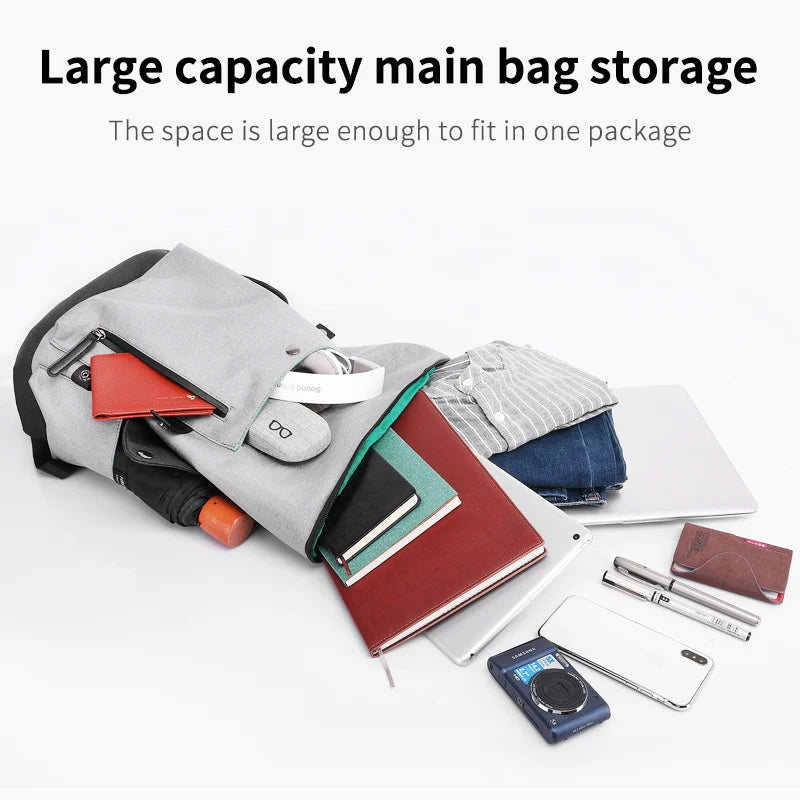 Mingao 055 USB Anti-Theft Student Laptop Backpack