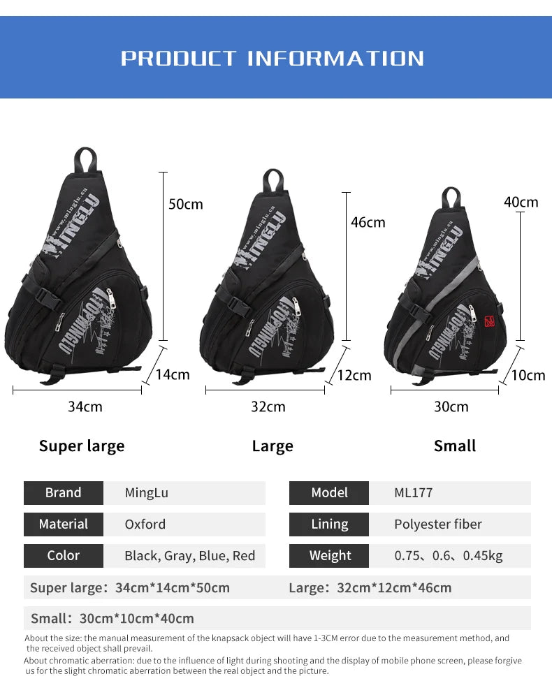 Mingao 177 Waterproof Triangle Crossbody Sling Bag - detail 1