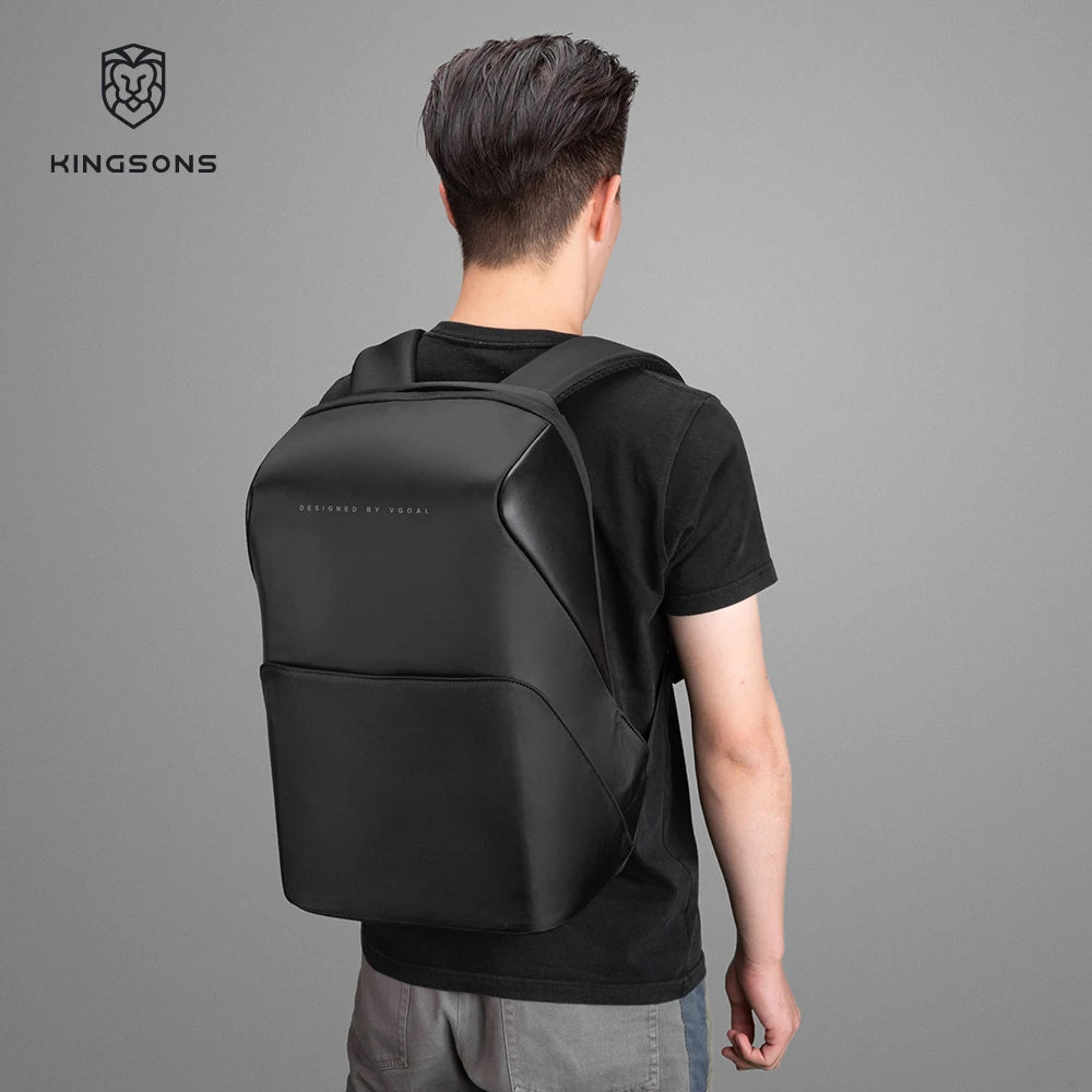 Kingsons USB charging business backpack — lifestyle shot