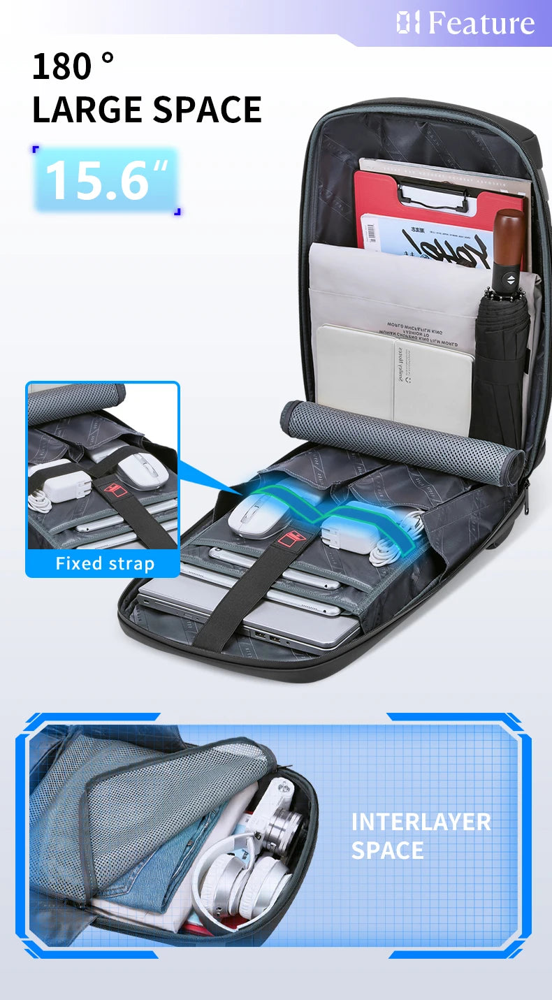 Mingao 231030 Anti-Theft USB School Laptop Backpack - detail 3