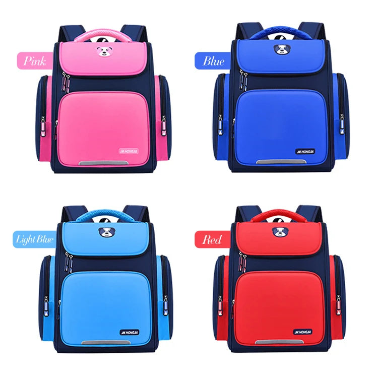 Keman KMBC1007-1 Cartoon Boys Waterproof School Backpack
