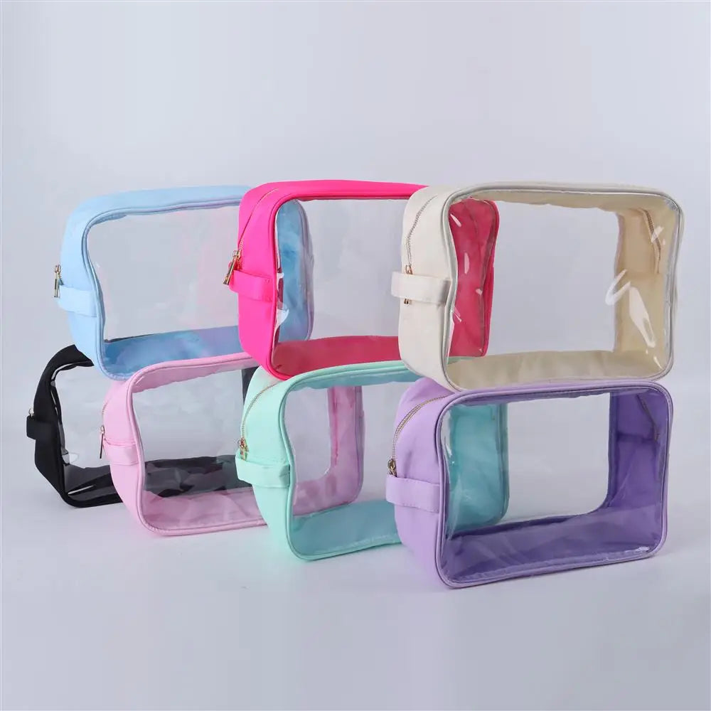 Backper Delphinus KM2627 clear swim pouch detail