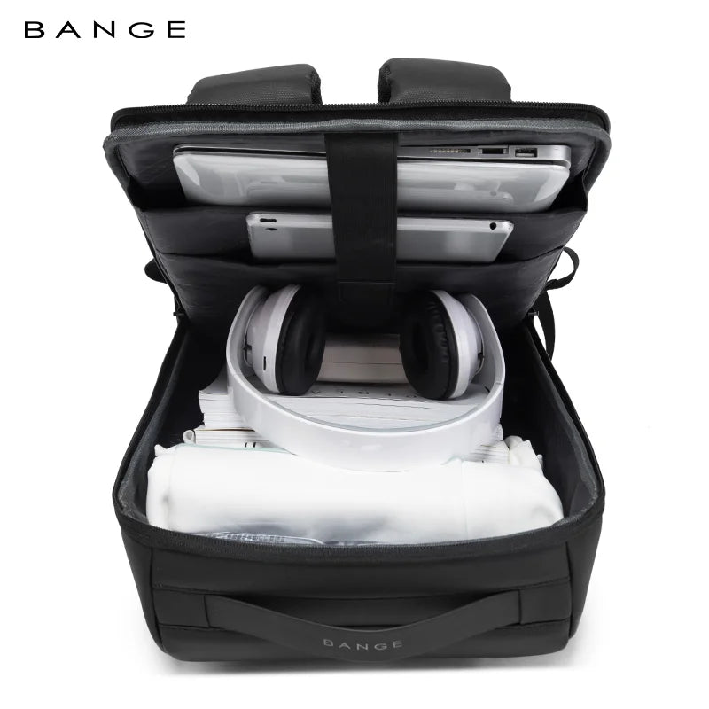Backper Jade Anti-Theft Polyester Backpack — interior compartment