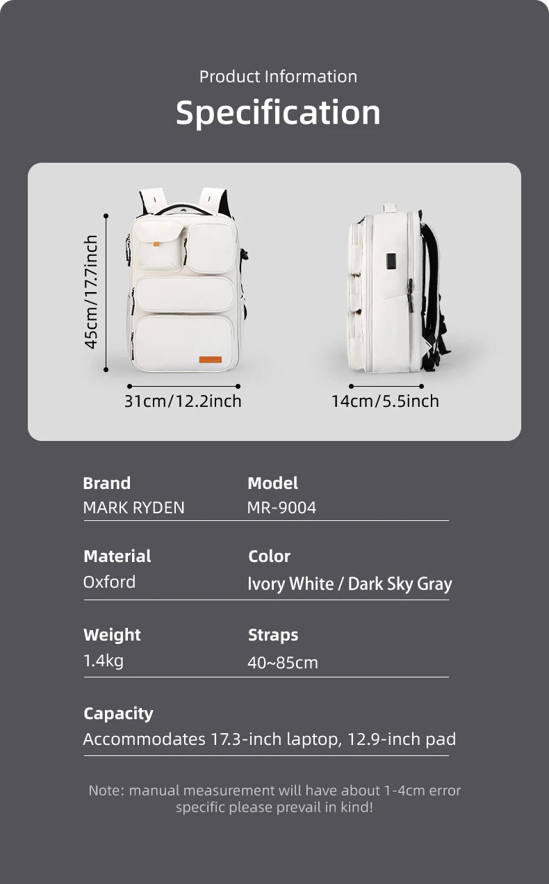 Mark Ryden Pisces MR-9004 Travel Oxford Backpack