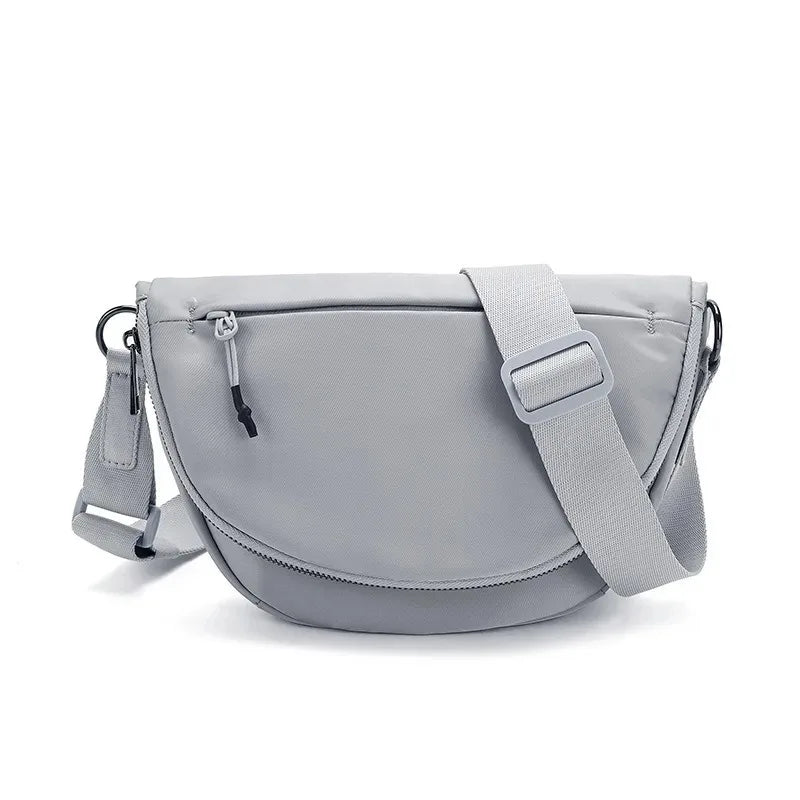 Backper Vulpecula Fruit Print Crossbody — Gray