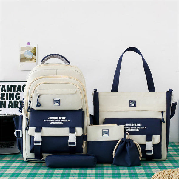 Varsity 5-Piece Student Backpack Set Senjia - main