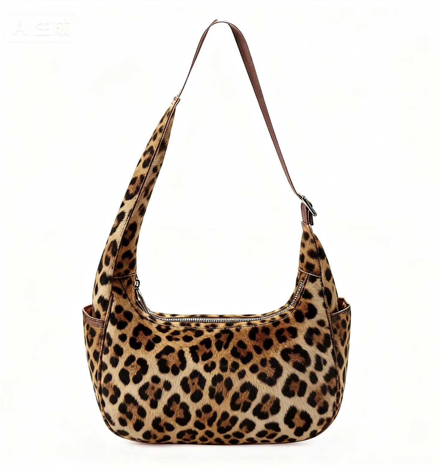 Backper Hercules Leopard Crossbody Tote — Leopard Print