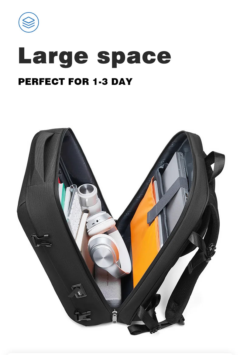 Mingao 612 Anti-Theft USB College Laptop Backpack - detail 3