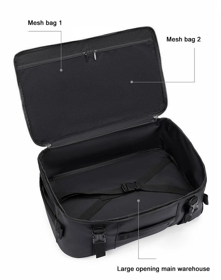 Keman KMFBL7001 Luxury Business Travel Outdoor Waterproof Laptop Backpack 4