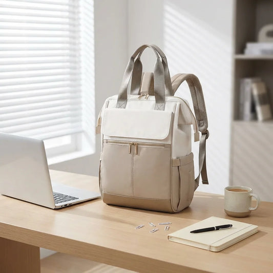 Emerald folding mummy backpack white