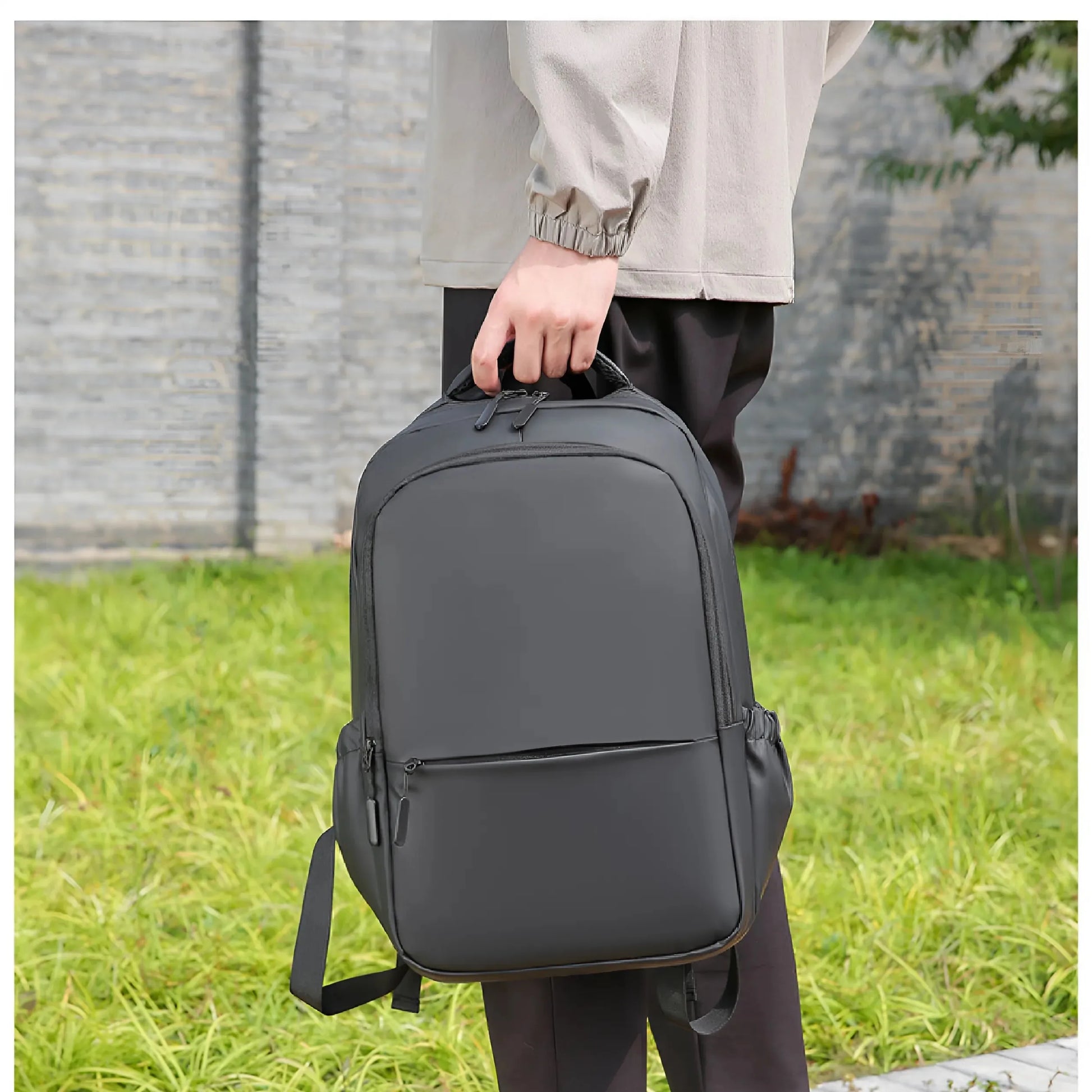 Anti-theft business backpack color options