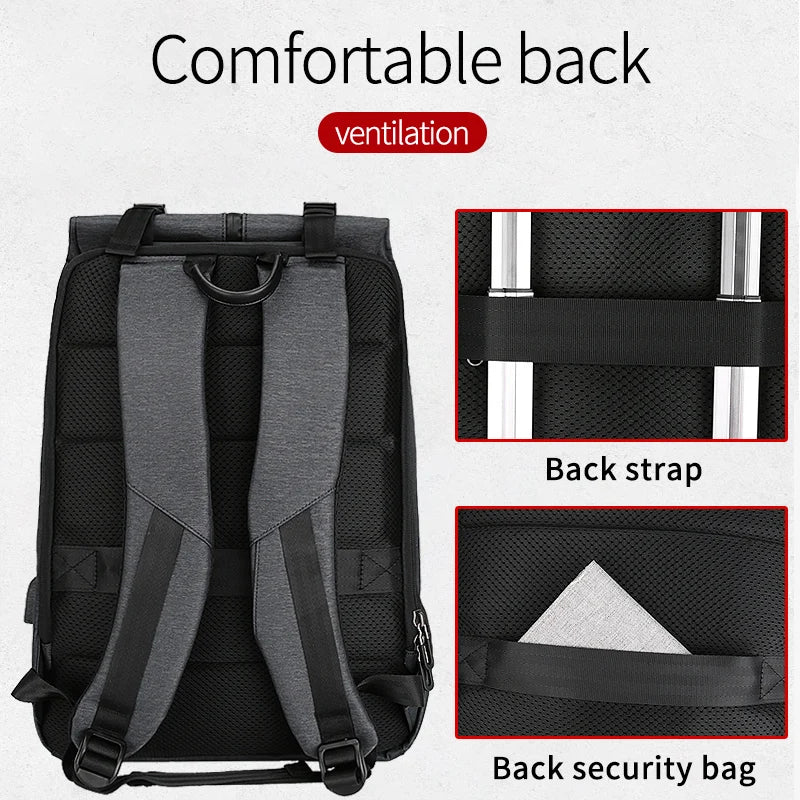 Mingao 1810-L USB Anti-Theft School Laptop Backpack