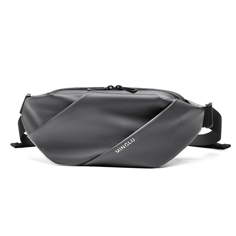 Mingao 1211 Korean Waterproof Crossbody Sling Bag - Grey