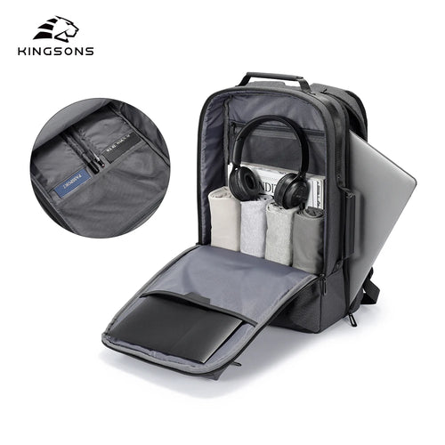 Kingsons waterproof travel backpack — front view