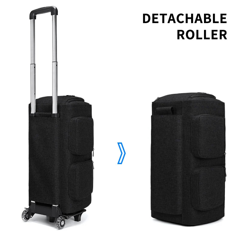 Mingao 233028-0 Wheeled Foldable Garment Travel Duffle Bag