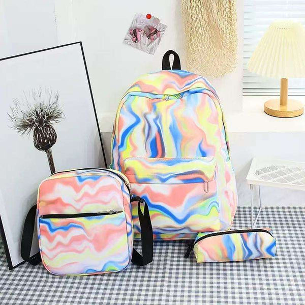 Anemone SJ8529SCH tie-dye 3-piece school set front